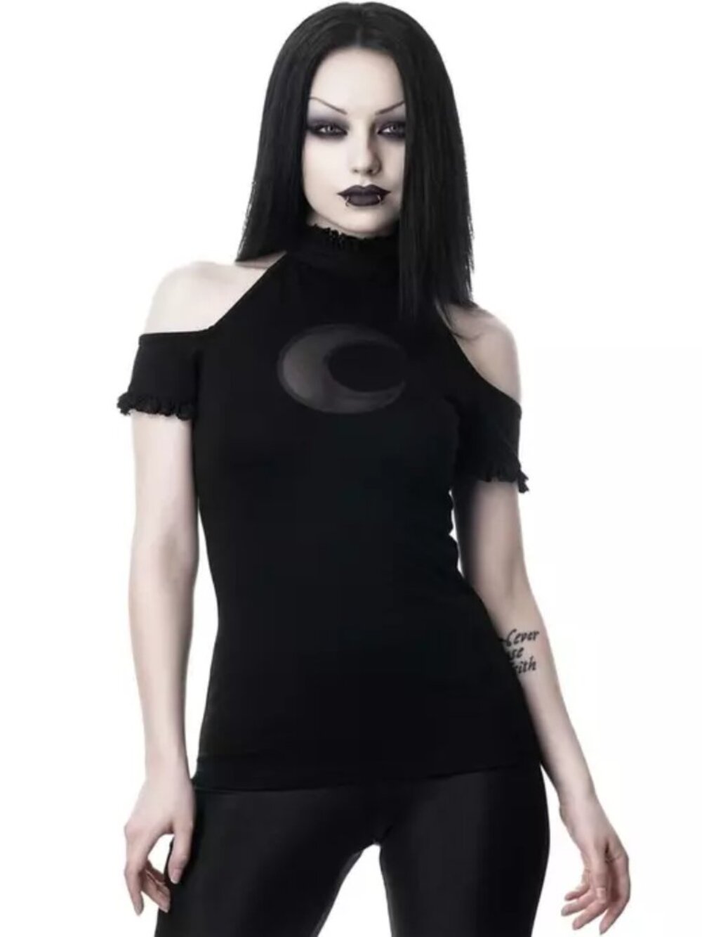 KILLSTAR I Am The Night Halter Top 4X